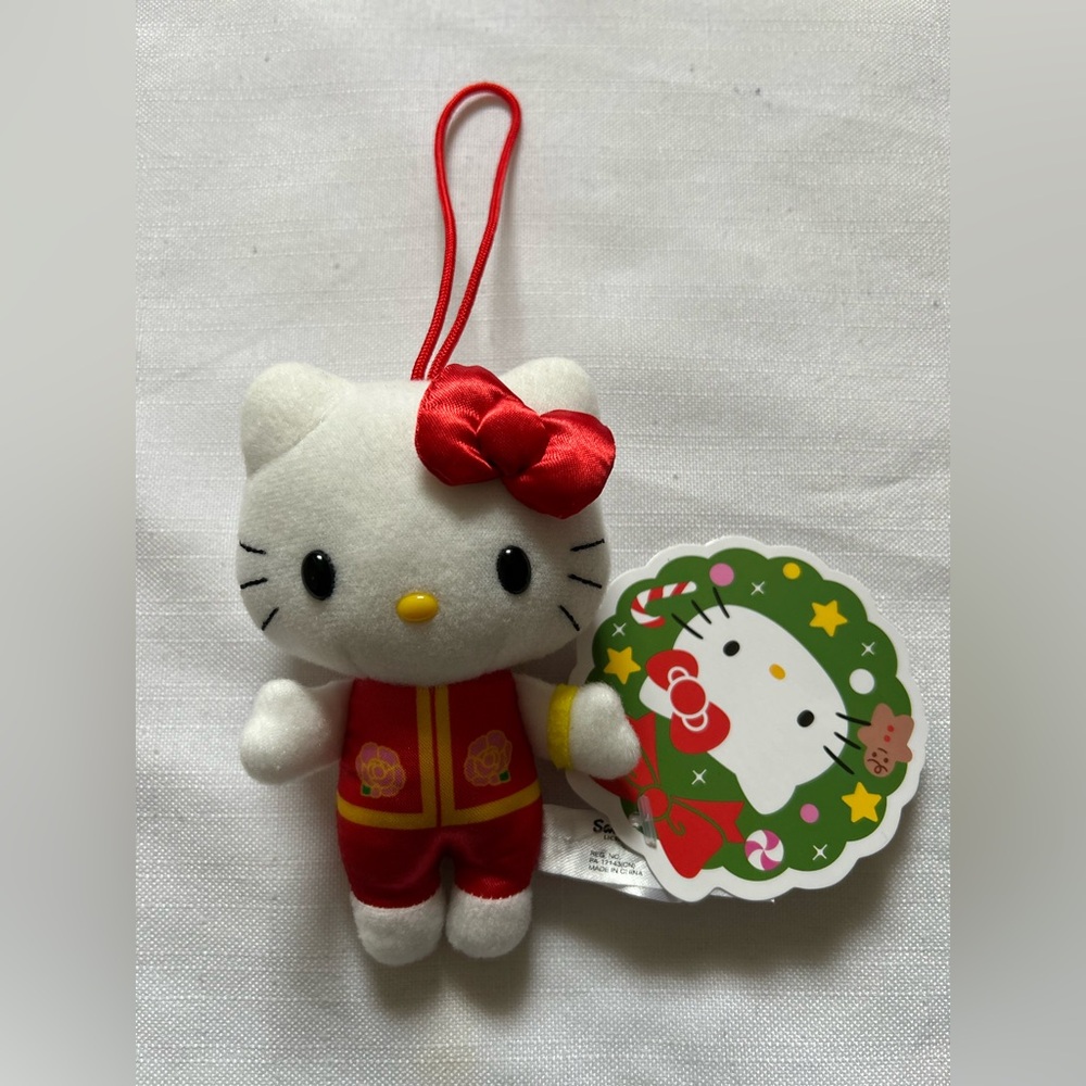 Sanrio Hello Kitty Mascot Plush Keychain